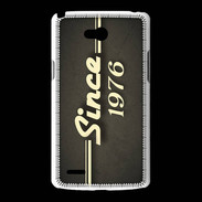 Coque LG L80 Since 1976 gris