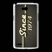 Coque LG L80 Since 1974 gris