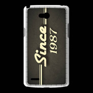 Coque LG L80 Since 1987 gris
