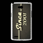 Coque LG L80 Since 2001 gris