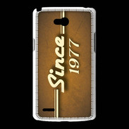 Coque LG L80 Orange since 1977