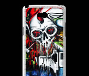 Coque LG L80 Tête de mort Graffiti couleur