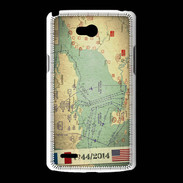 Coque LG L80 Débarquement Normandie Carte ZG