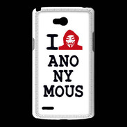 Coque LG L80 I love anonymous