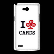 Coque LG L80 I love Cards Club