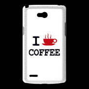 Coque LG L80 I love Coffee