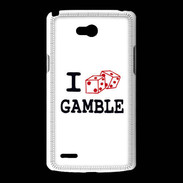 Coque LG L80 I love Gamble