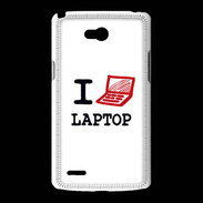 Coque LG L80 I love Laptop