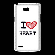 Coque LG L80 I love Heart