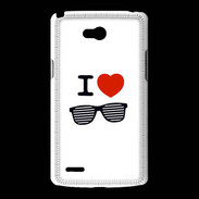 Coque LG L80 I love Lunette Fun