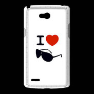 Coque LG L80 I love Lunette Fun 2