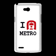 Coque LG L80 I love Metro