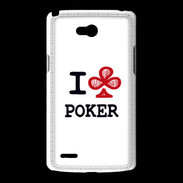 Coque LG L80 I love Poker Club