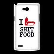 Coque LG L80 I love Shit Food