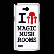 Coque LG L80 I love Mushrooms