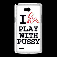 Coque LG L80 I love Play Pussy