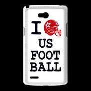 Coque LG L80 I love US Football
