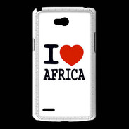 Coque LG L80 I love Africa
