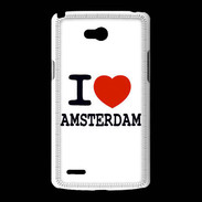 Coque LG L80 I love Amsterdam