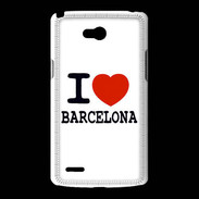 Coque LG L80 I love Barcelona