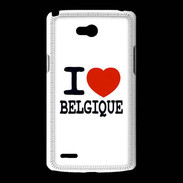 Coque LG L80 I love Belgique