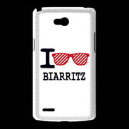 Coque LG L80 I love Biarritz 2