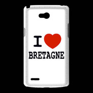 Coque LG L80 I love Bretagne