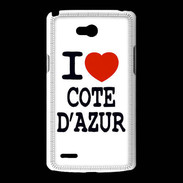 Coque LG L80 I love Cote d'Azur