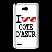 Coque LG L80 I love Cote d'Azur 2