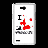 Coque LG L80 i love Guadeloupe 2