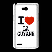 Coque LG L80 I love Guyane