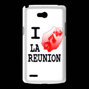 Coque LG L80 I love La Réunion 2