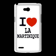 Coque LG L80 I love La Martinique