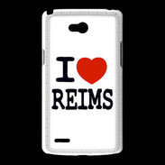 Coque LG L80 I love Reims