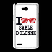 Coque LG L80 I love Sable d'Olonne 2