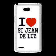 Coque LG L80 I love Saint Jean de Luz