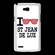 Coque LG L80 I love Saint Jean de Luz 2
