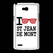 Coque LG L80 I love Saint Jean de Mont 2