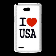 Coque LG L80 I love USA