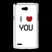Coque LG L80 I love you