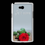 Coque LG L80 Belle rose PR