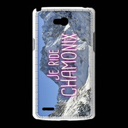 Coque LG L80 Je ride Chamonix ZG