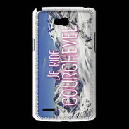 Coque LG L80 Je ride Courchevel ZG