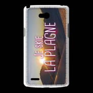 Coque LG L80 Je skie La Plagne ZG