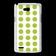 Coque LG L80 pois vert clair