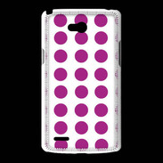 Coque LG L80 pois framboise