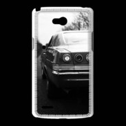 Coque LG L80 Voiture en noir et blanc PR 10