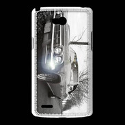 Coque LG L80 Voiture en noir et blanc PR 20