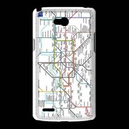 Coque LG L80 Plan de métro de Londres