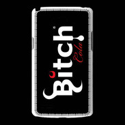 Coque LG L80 Bitch Cola fond noir